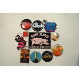 Pin Badges and Key Rings, a collection of twenty plus, musicals, artist and groups including Pink