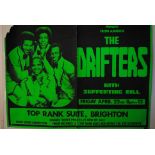 Posters / Motown The Drifters - Top Rank Suit Brighton, Friday 22nd April 1977 - two posters 40"x30"