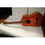 Guitar, Sagadia acoustic 6 string in good condition with soft case