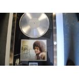 Michael Jackson, framed and glazed signed colour print mounted beneath Michael Jackson and The