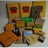 A quantity of Fujifilm photographic paper, together with Ilford, Gevaert, Kodak and other