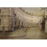 Peter Gardner (b. 1921), pair of watercolour landscapes, 'Pelham Crescent, South Kensington', signed