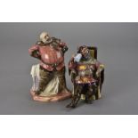 Two Royal Doulton figures, Falstaff HN 2054, and The Foaming Quart HN 2162 (2)