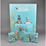 A collection of Jean Paul Gaultier shop and advertising posters, for 'des eaux d'ete' including a
