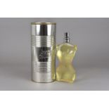 A large Jean Paul Gaultier shop display dummy scent bottle and case, 1000ml eau de toilette, 35 cm