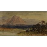 Hercules Brabazon Brabazon (1821-1906), pair of watercolour landscape mountainous views, one of