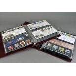 A large collection of First Day Covers and presentation packs, presented in seven ring binders,