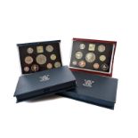 A large collection of modern Royal Mint silver and proof coins, including several UK proof sets,