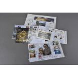 A group of six TV & Film signed First Day Covers, including a Ronnie Barker and Ronnie Corbett