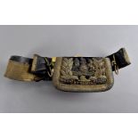 A Victorian Royal Artillery Officer's Full Dress pouch and belt, worn from 1855-1902 when the