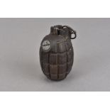 A mid 20th century British made pineapple hand grenade, marked Walsall to bottom cap, No.36M