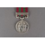 An India medal, with Relief of Chitral 1895 clasp, awarded to 3167 PTE D TAIT 2ND BN K C SCO BORD,