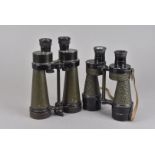 A pair of Barr & Stroud 7X CF41 WWII military issue field binoculars, serial 38123, with night