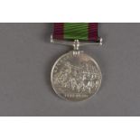An Afghanistan medal, with crown old head Queen Victoria, awarded to 2787, GUNR E.WARREN I/A BDE R.