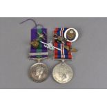 A General Service medal 1918-62, with Palestine 1945-48 clasp, awarded to T/14025157 DVR.J.A.