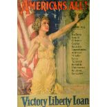 Americans All!, Victory Liberty Loan, c1919, the artwork by Howard Chandler Christy (1873-1952),