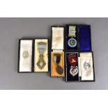 A group of four Masonic jewels, comprising 1897 Queen Victorian Jubilee, Thynne Chapter No.1478 (