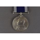 A Royal Navy Long Service and Good Conduct 2nd type medal, with Edward VII bear headed bust in