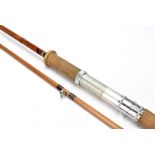 Angling Equipment, a vintage J.S.Sharpe, hexagonal cane , 9' 3", 2pce, spinning rod, Scottie,