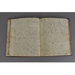An early 19th century handwritten diary, by C. Whitman, Royal Horse Artillery, in Peninsular War