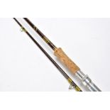 Angling Equipment, a Hardy, Fibalite Spinning rod, 2 pce, 8' 6", 260cm, 7/8 Lbs, with Hardy rod