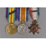 A WWI trio group, comprising Victory and War medal, both awarded to 48393 SJT H J JEFREYS R.A, the