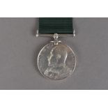 An Edward VII Volunteer Long Service medal, with Field Marshall uniform profile, awarded to 3327 2/
