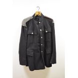 A Royal Artillery No.1 dress uniform, the jacket blue O.R, size 25 by Lotry & Co, dated 1956, the