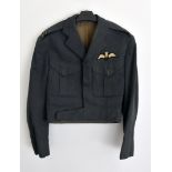 An RAF Flight Lieutenant's jacket and trousers, together with a Dress Blouse and trousers, both