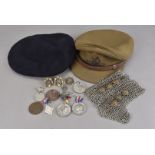 A small collection of buttons and medallions, including three by J.R Gaunt, one for the