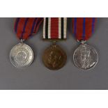 Two Metropolitan Police Coronation medals 1911, awarded to PC W.HILLIER and PS S.PYLE, together with