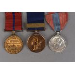 A Metropolitan Police Jubilee medal 1887, with 1897 clasp, awarded to INSPR C.HUBBARD P.DIVN,