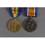 A WWI Royal Artillery duo, awarded to 152322 DVR.C.BROWNLESS R.A, comprising the Victory and the War