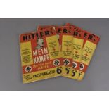 A complete set of 18 Hitler's Mein Kampf magazines, various conditions