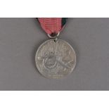 A Turkish Crimea medal, marked LA CRIMEA 1855, awarded to BOMR ABM BISHOP R.A