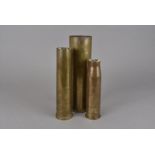 A 1914 75 DEC shell casing, together with 1942 37MM M16 shell casing and a 1943 shell casing (3)