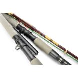 Angling Equipment, a telescopic rod by Johnson, VK 10', 7 sections together with a similar 9', 6