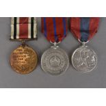 A County & Borough Police Coronation medal 1911, unnamed, together with a Special Constabulary