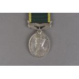 A George VI Efficiency medal with Militia bar, awarded to 1986173 SPR.W.LENNOX R.E