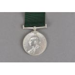 A Volunteer Long Service medal, with Victoria Regina profile, awarded to No.3584 CR SERGT A.W.