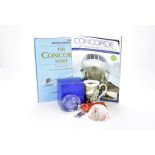 Aviation Concorde, a collection of Concorde memorabilia including, two boxed Links of London-