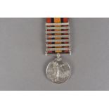 A Queen's South Africa medal, with seven clasps, comprising South Africa 1901, South Africa 1902,