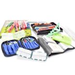 Angling Equipment, a mixed lot of smaller items including pole line rigs, hooks, traces, floats,