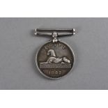 A Egypt 1882-89 medal, awarded to 41/518, PTE H.POCOCK 1/BERKS.R, sold without ribbon