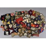An assortment of cloth badges, to include Artificer, Royal Horse Artillery, 1st Artillery Brigade,