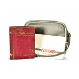 Shipping/Aviation, a vintage 1960's Cunard shoulder bag, souvenir R.M.S.Queen Elizabeth and Queen