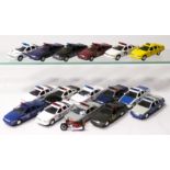 Road Champs Police Cars, 1:43 scale, all Chevrolet Caprice in different state liveries, including