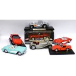 Large Scale Modern Diecast, mainly Corvettes by Burago, Maisto, Road Signature and others, including