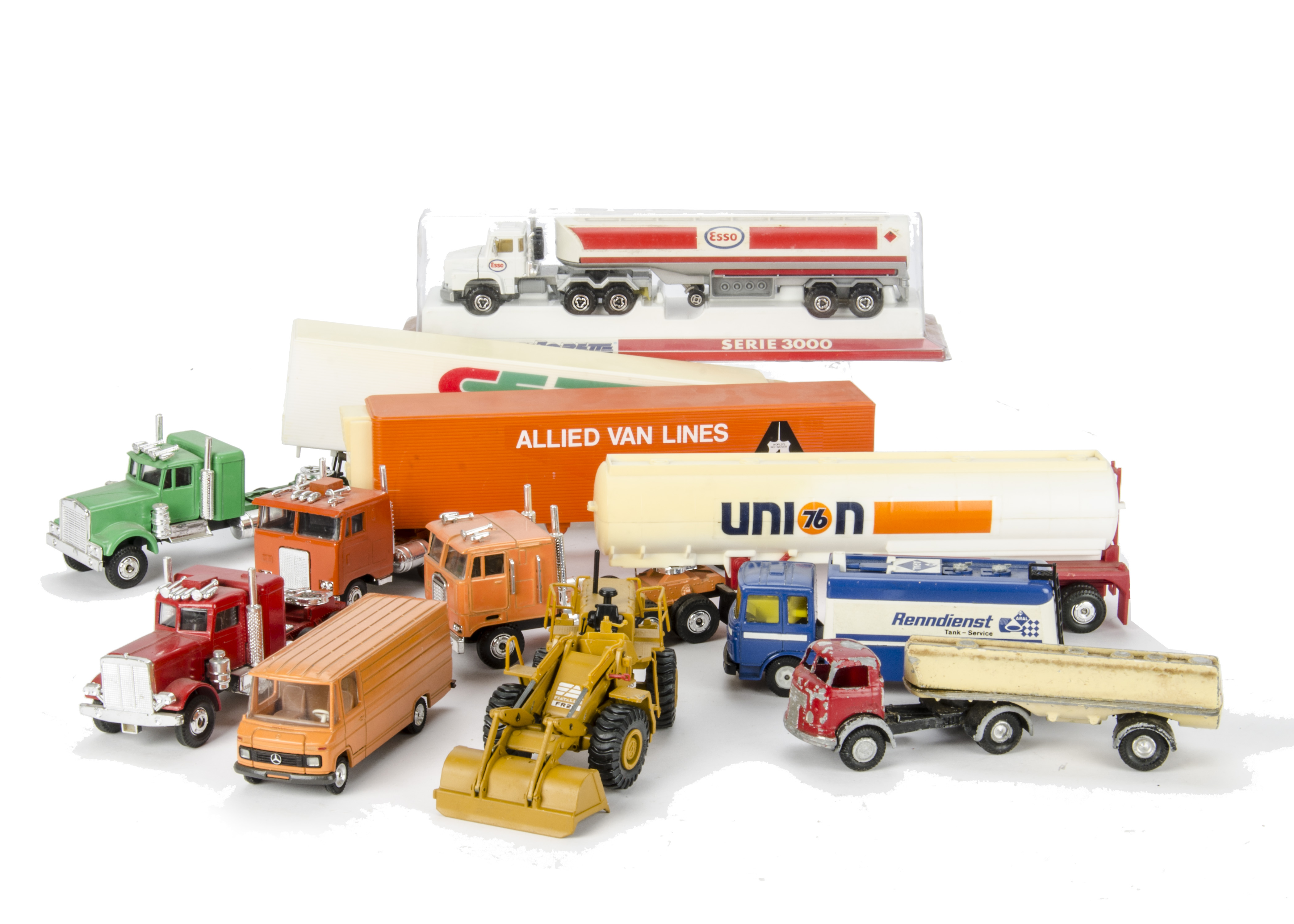 Modern Diecast Industrial Vehicles, by Matchbox, Siku, Majorette and others, including a Matchbox