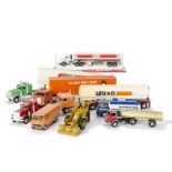 Modern Diecast Industrial Vehicles, by Matchbox, Siku, Majorette and others, including a Matchbox